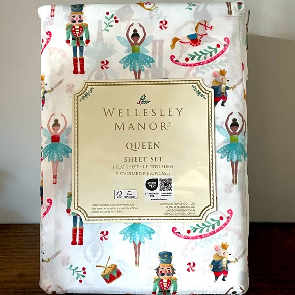 wellesley manor Bedding New Wellesley Manor Nutcracker Queen Sheet